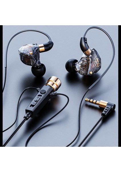 Hıfı Kablolu Kulakbudlarda Kulak Kulaklıklarında Mikrofon Gürültü Koşu Dinamik Kulaklıklı Kulaklıklar Sporlar Için Bas Seti (Siyah) (Yurt Dışından) indirimleri