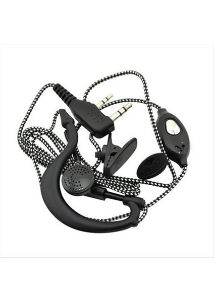 Radyo Güvenliği Için 2pin Kulak Kulağı Mikrofonu Walkie Talkie Yüksek Kaliteli Kulak Hook Earbud Interpho Baofeneng UV5R (Yurt Dışından) fiyatları