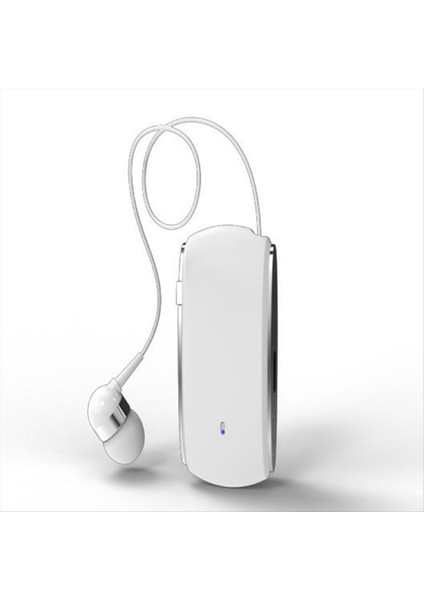 K68 Bluetooth Kulaklık Lavalier Geri Çekilebilir Eklenti Kartı Tek Kulaklık Çok Işlevli Klip Kulak Seti Mp3 Çalar Beyaz (Yurt Dışından) fiyatları