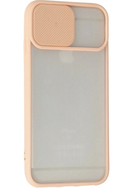 iPhone 6 Kılıf Palm Buzlu Kamera Sürgülü Silikon - Pembe modelleri