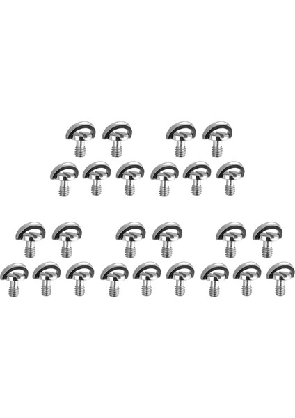25 Paket 1/4inch Hızlı Serbest Bırakma Plakası Montaj Vidası D-Ring D Mil Qr Vidalı Dsslr Kamera Tripod Monopod Için (Yurt Dışından)