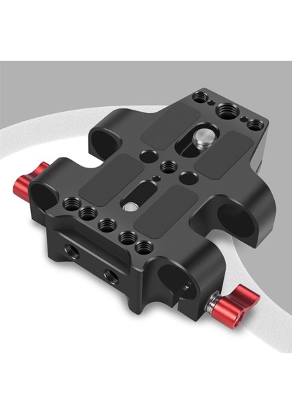 Kamera Kafesi Taban Taban Tripod Montaj Plakası Kamera Aksesuarları Için Çift 15MM Kutuplu Ray Kelepçelerine Sahip Evrensel Taban Plakası (Yurt Dışından) fiyatları