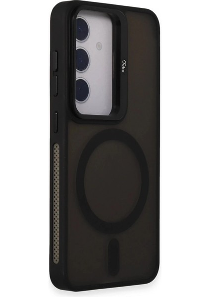 Samsung Galaxy S24 Flet Lens Magsafe Kapak - Siyah fiyatları