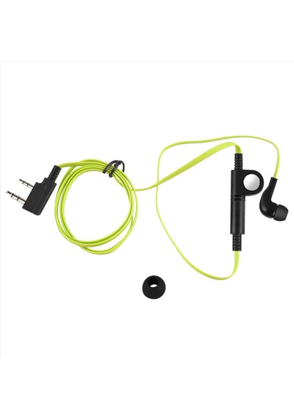 2 Pin Noodle Style Earbud Kulaklık K Baofeneng UV5R BF-888S UV5R Radyo Yeşil Tel (Yurt Dışından) modelleri