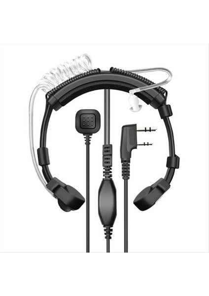 Walkie-Talkie Kulaklığı Uzatılabilir Ayarlanabilir Laringeal Kontrol Mikrofonu Baofeneng UV-5R BF-888S için Kulaklık (Yurt Dışından) modelleri