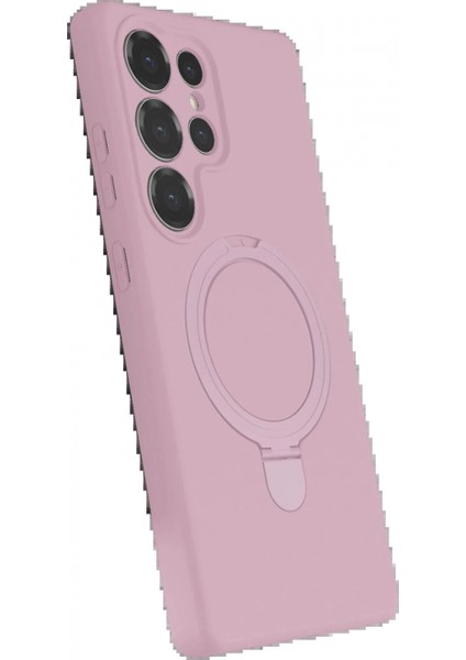Samsung Galaxy S24 Ultra Regal Magsafe Standlı Kapak - Açık Pembe fiyatları
