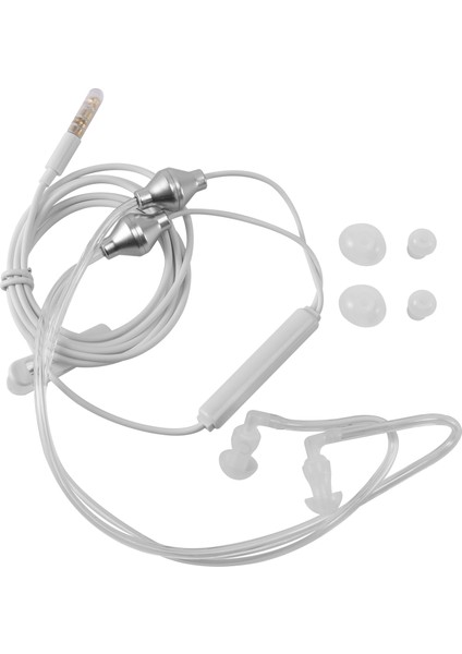 Anti Radyasyon Binaural Kulaklık Mikrofonlu Stereo Kulaklıklar Evrensel 3,5 mm Gürültü Önleme Hava Tüpü Akustik Kulaklıklar (Yurt Dışından)