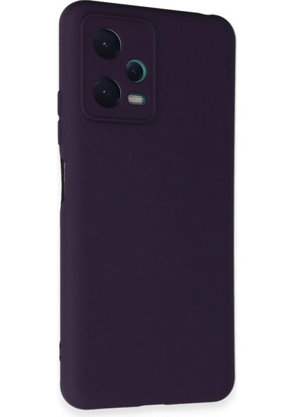 Xiaomi Redmi Note 12 5g Kılıf Nano Içi Kadife Silikon - Mor
