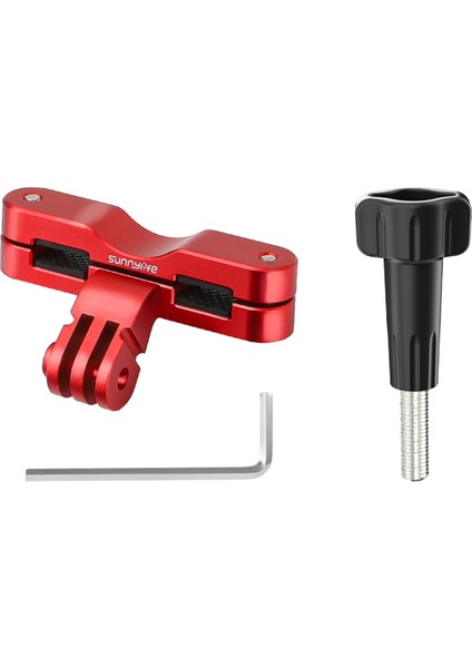 Aksiyon Için Sunnylife Bisiklet Koltuk Braketi 5PRO/INSTA360 X4/GOPRO13 Aksiyon Kamera Bisiklet Koltuk Ray Montajı Kırmızı (Yurt Dışından)