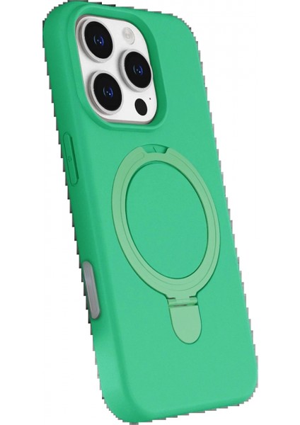 Apple iPhone 16 Pro Regal Magsafe Standlı Kapak - Yeşil fiyatları