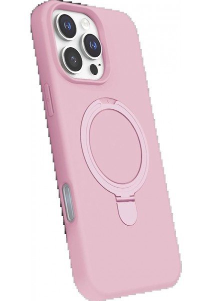 Apple iPhone 16 Pro Max Regal Magsafe Standlı Kapak - Açık Pembe fiyatları