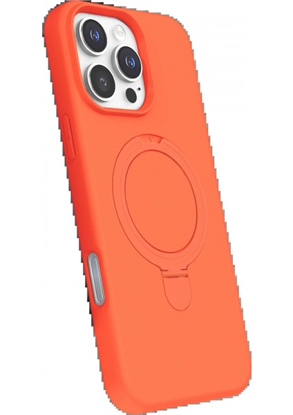 Apple iPhone 16 Pro Regal Magsafe Standlı Kapak - Turuncu fiyatları