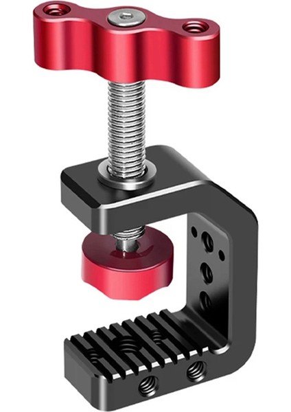 Fotoğraf C Kelepçe Ayarlanabilir Alüminyum Alaşım Kelepçesi Masaüstü Montaj Tutucu Kamera Için Dslr Kamera S Sıcak Ayakkabı S (Yurt Dışından)