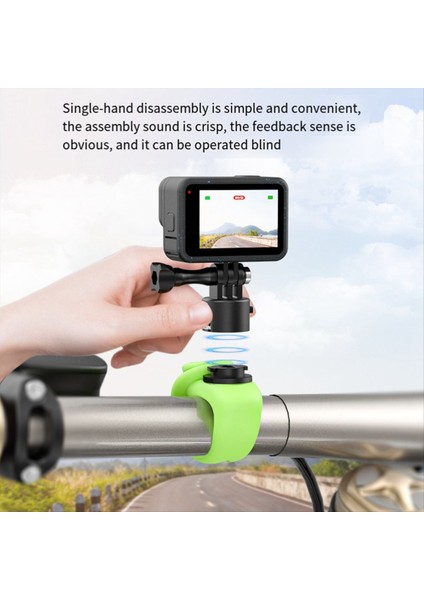 Telesin Eylem Kamera Montajı Silikon Ayarlanabilir Mini Esnek Braket Gopro INSTA360 Eylem Kamera Aksesuarları Turuncu (Yurt Dışından) modelleri