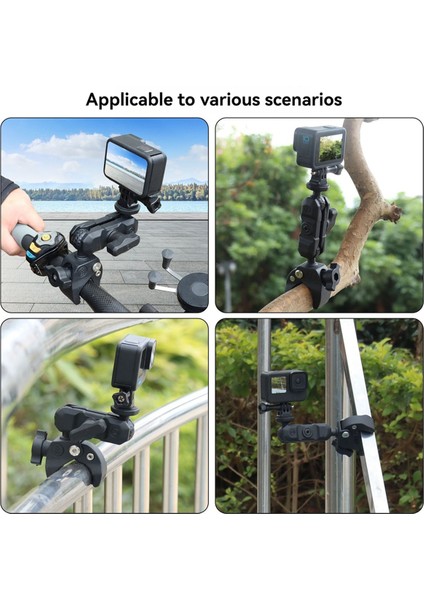 Araba Montaj Klipsi Isteğe Bağlı Bisiklet Motosiklet Montajı Insta 360 Gopro Action Camera Aksesuarları (Yurt Dışından)