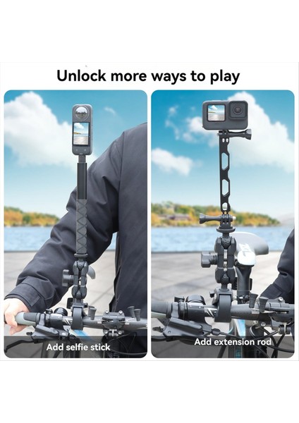 Araba Montaj Klipsi Isteğe Bağlı Bisiklet Motosiklet Montajı Insta 360 Gopro Action Camera Aksesuarları (Yurt Dışından) fırsatları