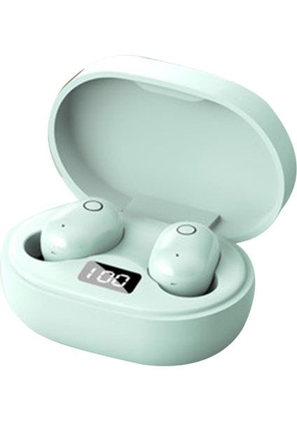 Kablosuz Bluetooth 5.0 Earbud Ipx5 Su Ter Düzeltili Kulaklıklar Dokunmatik Kontroller, Akıllı LCD Şarj Kılıfı 3D Stereo Bas, C (Yurt Dışından)