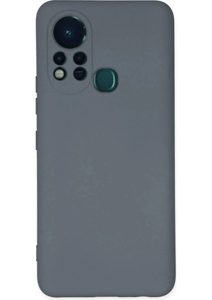 Infinix Hot 11S Kılıf Nano Içi Kadife Silikon - Gri