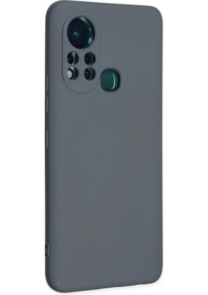 Infinix Hot 11S Kılıf Nano Içi Kadife Silikon - Gri fiyatları