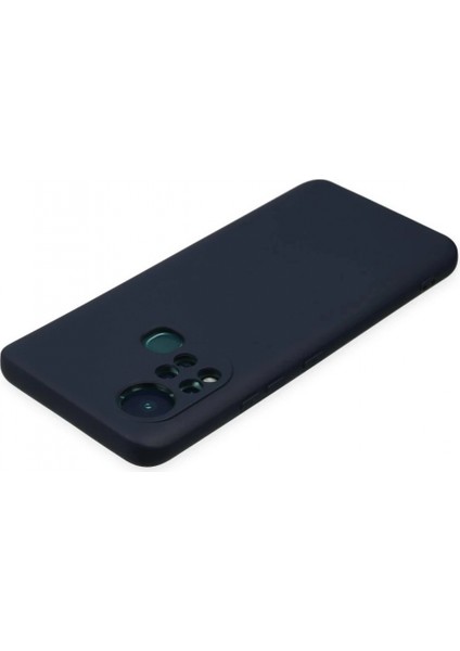 Infinix Hot 11S Kılıf Nano Içi Kadife Silikon - Lacivert indirimleri
