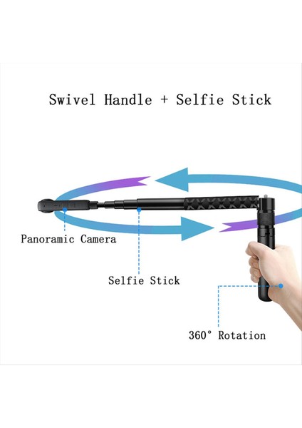 Rotary Tutar Masaüstü Tripod Stand Standı INSTA360 X4 X3 X2/dji/gopro Spor Kamera Aksesuarları 1/4 Vida Tripod Standı (Yurt Dışından) modelleri