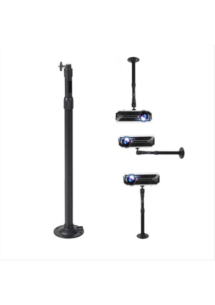 Evrensel Projektör Tavan Montajı Projektör Duvar Montajı Kamera Projektör Askı 360 ° Döner Projektör Tutucu M6 (Yurt Dışından) modelleri