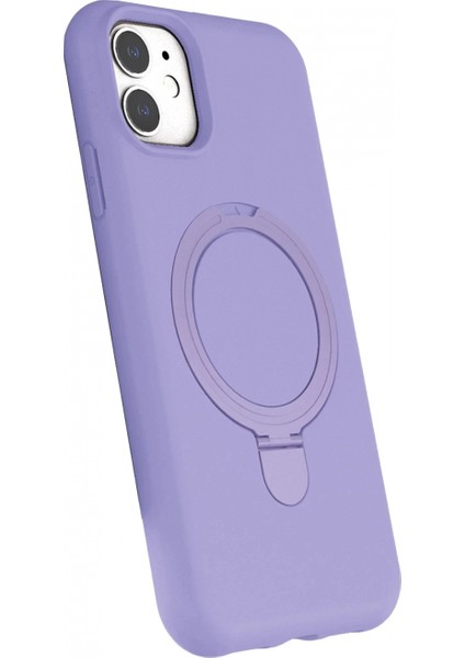 Apple iPhone 11 Regal Magsafe Standlı Kapak - Lila fiyatları