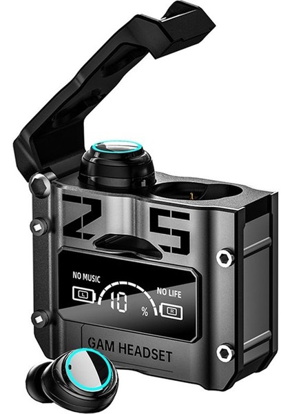 M25 Tws Kablosuz Bluetooth Uyumlu 5.2 Kulaklık Touch Dijital Ekran Binaural Gürültü Azaltma Oyun Kulaklıkları (Yurt Dışından)