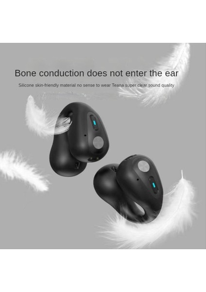 Wirelessbluetooth Kulaklık, Kulak Kemiği Iletim Klipsli Kulak Hareketine Girmez Tws Gürültü Azaltma Çalıştıran Su Geçirmezlik (Yurt Dışından) indirimleri