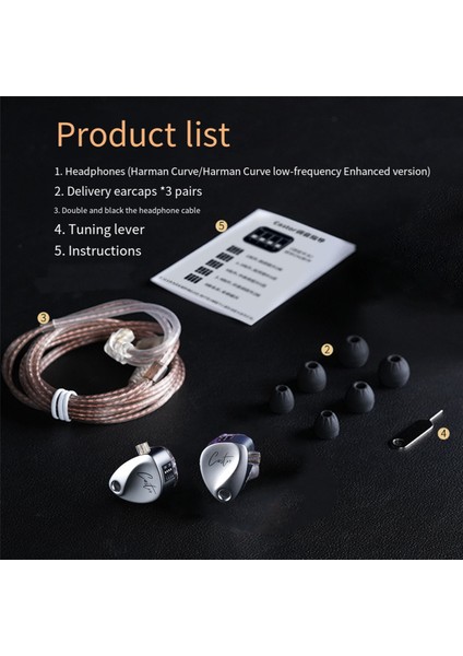 Kz Castor Hifi Kulaklıklar 2 Dinamik Kulak Ayarlanabilir Kablolu Kulaklıklar Buğdaysız Iptal Kulaklıkları (Yurt Dışından) fiyatları