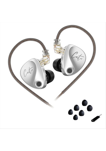 Kz Castor Hifi Kulaklıklar 2 Dinamik Kulak Ayarlanabilir Kablolu Kulaklıklar Buğdaysız Iptal Kulaklıkları (Yurt Dışından) modelleri