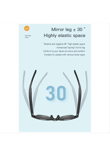 Yeni Akıllı Bluetooth V5.3 Güneş Gözlüğü Gözlükleri Açık Hava Spor Kulağı Hifi Siyah Teknoloji Anti-Touch Uv (Yurt Dışından)