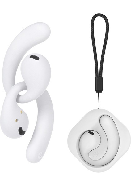 Kablosuz Gürültü Engelleme Kulaklıkları Bluetooth 5.4 Bas Stereo Earbud Ipx4 Su Ter Karşılaşma Kulaklıkları Beyaz (Yurt Dışından)