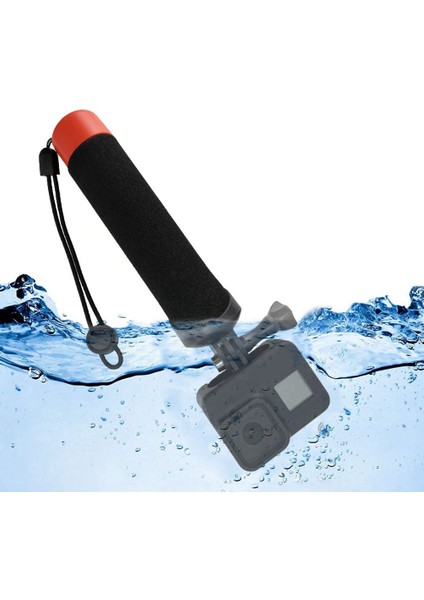 1pcs Gopro Kahraman Için Su Geçirmez Muhafaza 7 Beyaz ve Kahraman ve 1pcs Su Geçirmez Yüzen El Kavrama Kolu Dalış Montaj Kiti (Yurt Dışından) fırsatları