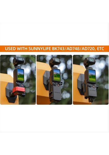 Osmo Cept Için Sunnylife Genişletme Braketi 3 INSTA360 Go3 Spor Kamera Taban Genişletme Adaptör Braketi (Yurt Dışından) fiyatları