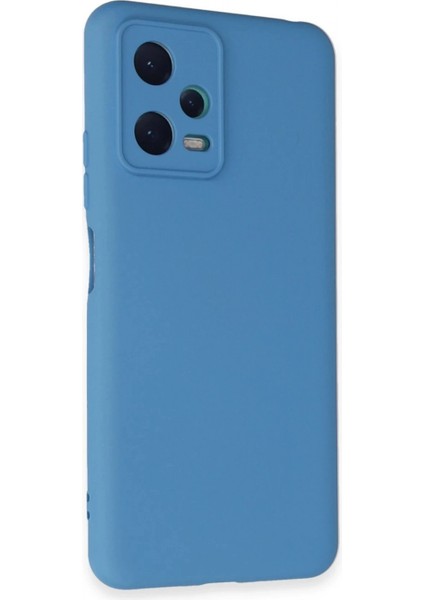 Xiaomi Redmi Note 12 5g Kılıf Nano Içi Kadife Silikon - Mavi