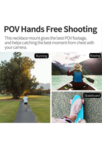 Sunnylife Manyetik Boyun Braketi INSTA360 Go 3 Göğüs Manyetik Boyun Braketi Birinci Kişi Çekim Git 3 Braket (Yurt Dışından) modelleri