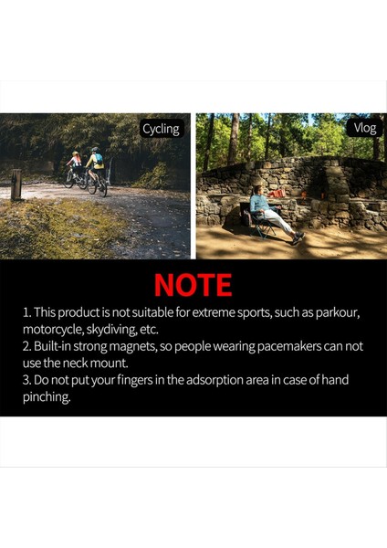 Sunnylife Manyetik Boyun Braketi INSTA360 Go 3 Göğüs Manyetik Boyun Braketi Birinci Kişi Çekim Git 3 Braket (Yurt Dışından) fırsatları