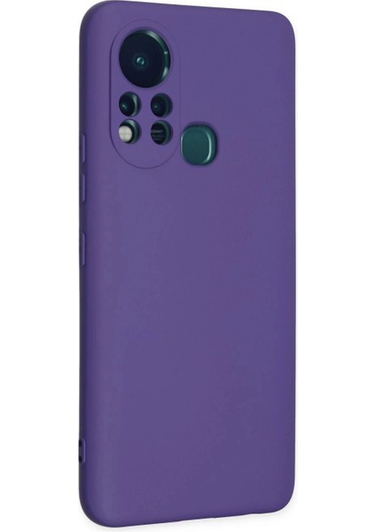 Infinix Hot 11S Kılıf Nano Içi Kadife Silikon - Mor fiyatları