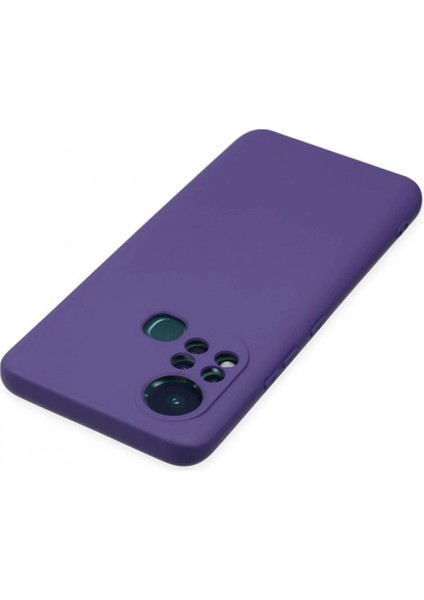 Infinix Hot 11S Kılıf Nano Içi Kadife Silikon - Mor indirimleri