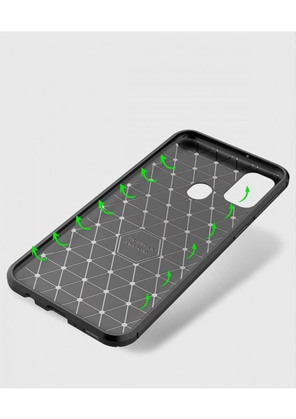 Samsung Galaxy M31 Kılıf Auto Focus Karbon Kapak - Kahverengi indirimleri