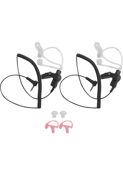 3.5mm Polis Sadece Hoparlör Mikolleri Için Bir Çift Orta Kulak Alanı ile Akustik Tüp Kulaklığı Dinle (Yurt Dışından)