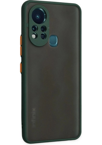 Infinix Hot 11S Kılıf Montreal Silikon Kapak - Yeşil fiyatları