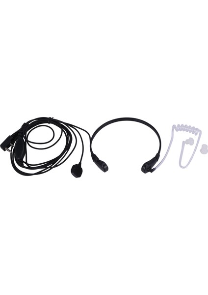 Boğaz Mikrofon Titreşim Kulaklığı Iki Yönlü Radyo Baofeneng Uv-5r Uv-82 Uv-B6 BF-888S Walkie Tallie Kulaklık (Yurt Dışından)