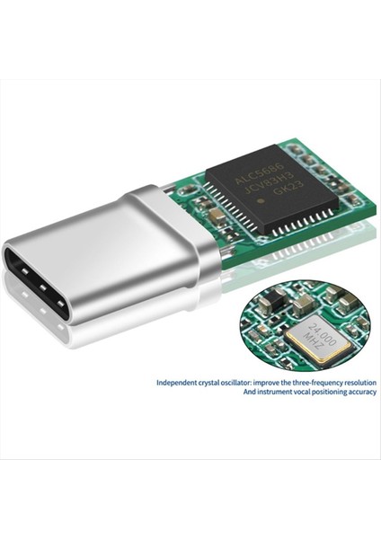 ALC5686 Chıp Type-C Dijital Sesli Kulaklık Fişi Dac Kod Çözme Konnektör Adaptörü (Yurt Dışından) fiyatları