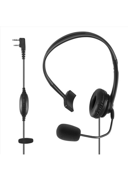 2 Pimli Kulaklık Kulaklık TK220 Için Jianwu Baofeng Uv-5r BF-888S Retevıs H777 Puxıng Tyt Interphone C9009 (Yurt Dışından)