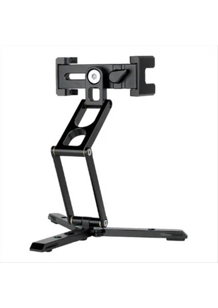 Mini Cep Katlanabilir Tripod Telefon Için Dikey Yatay Fotoğraf Genişleme Video Işık Mikrofon Fotoğrafçılık Vlog (Yurt Dışından)