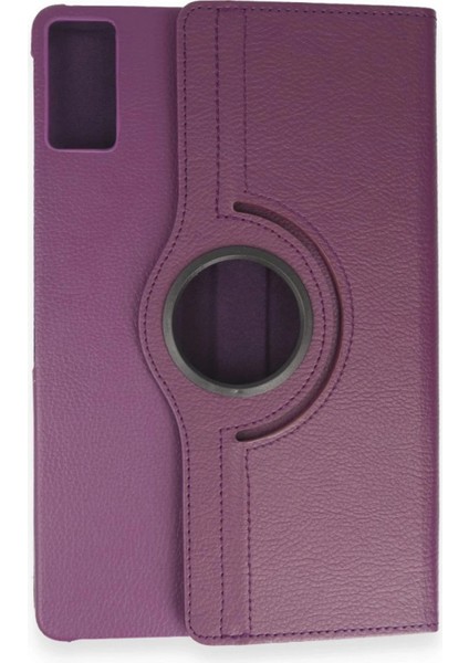 Samsung Galaxy T550 Tab A 9.7 Kılıf 360 Tablet Deri Kılıf - Mürdüm