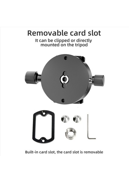 3x Panoramik Dönen Hızlı Serbest Bırakma Plakası Kelepçesi Tripod Gimbal Evrensel Kelepçe Slr Kamera Fotoğrafçılık Hızlı Bırakma Taban (Yurt Dışından) indirimleri