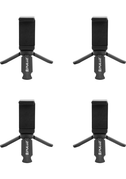 4x Puluz Mini Taşınabilir Plastik Stand Tripod Tripode ve Evrensel Telefon Kelepçesi Braket Akıllı Telefonlar Tutucu Klibi Xiaomi (Yurt Dışından)